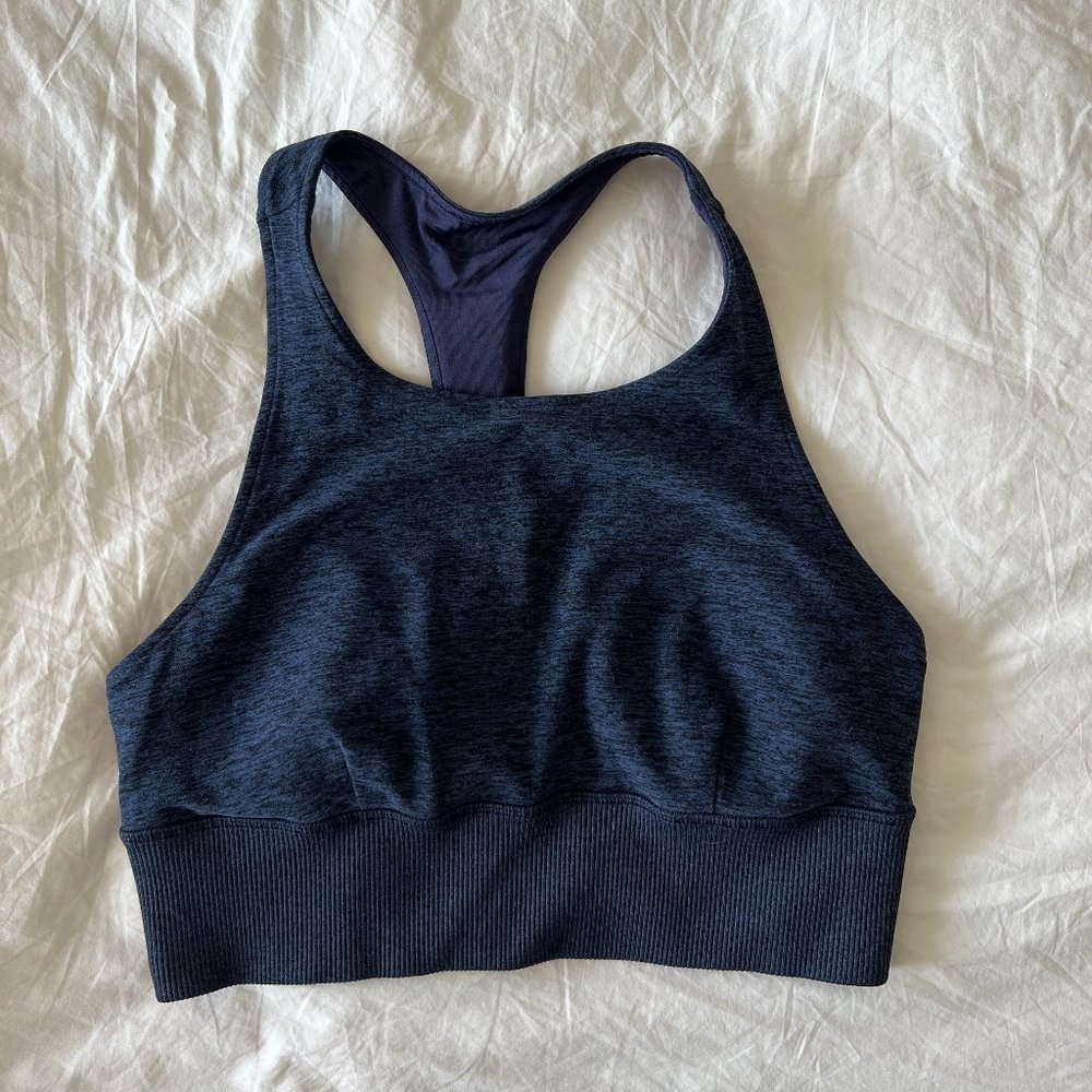 ALO Yoga Alosoft Serenity Bra - Rich Navy Heather (Women's Medium)